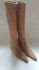 Stivali in camoscio beige