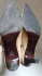 Stivali in camoscio beige