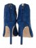 Sandali in suede blue