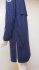 Cappotto rigato blu