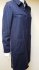Cappotto rigato blu