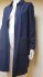 Cappotto rigato blu