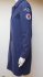 Cappotto rigato blu
