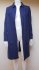 Cappotto rigato blu