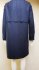 Cappotto rigato blu