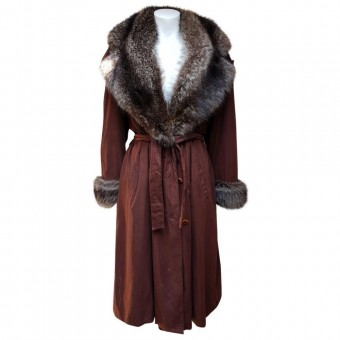 Cappotto con pelliccia 