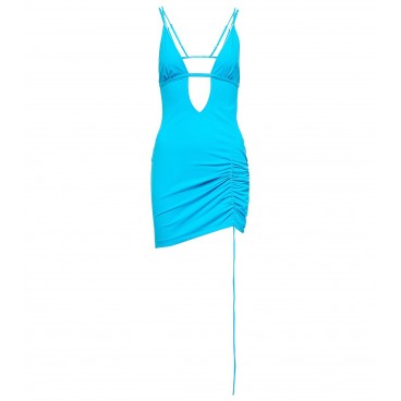 Abito cutout azzurro