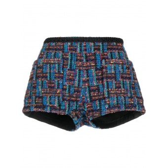 Shorts in tweed