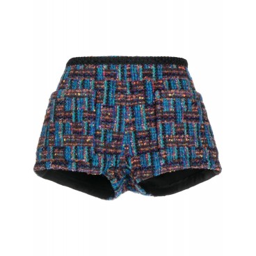Shorts in tweed
