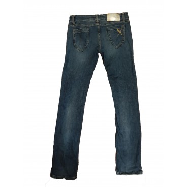 Jeans blu elasticizzato 