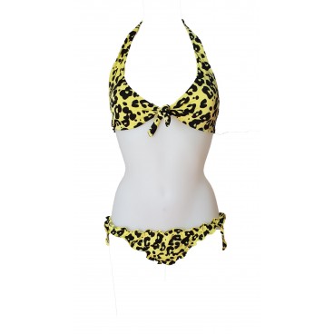 Bikini triangolo animalier