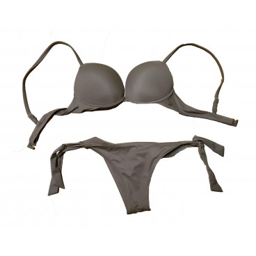 Bikini grigio push up