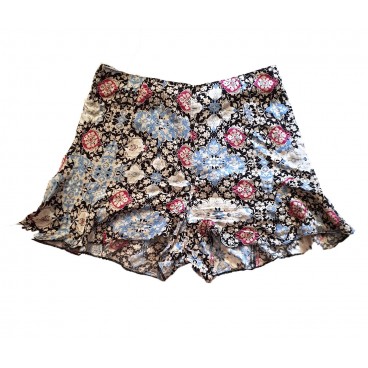 Shorts fiori donna in viscosa 