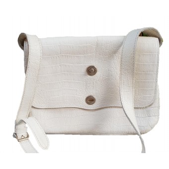 Borsa Fendi in pelle bianca 