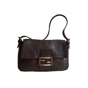 Borsa Baguette mini in pelle 