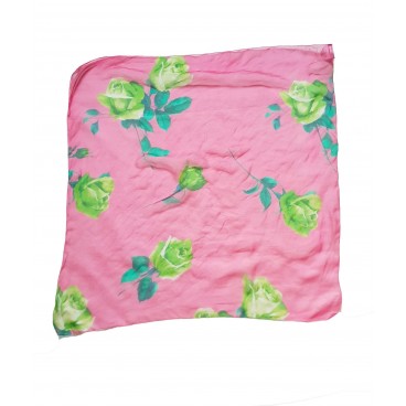 Foulard in seta rosa