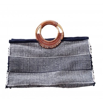 Borsa in cotone blue