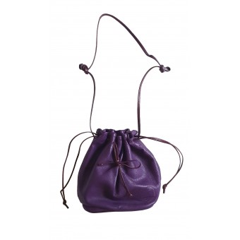 Borsa a secchiello viola 