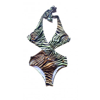 Costume intero incrociato