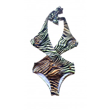 Costume intero incrociato