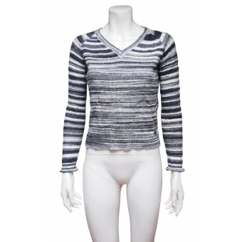Maglia in lana a righe