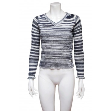 Maglia in lana a righe