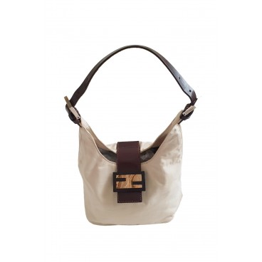 Borsa hobo in tela 
