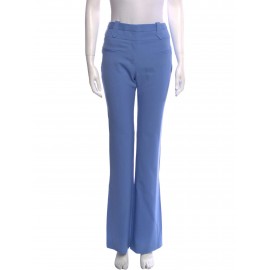 Pantaloni increpe azzurro