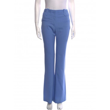 Pantaloni increpe azzurro