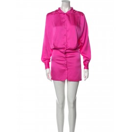 Abito chemisier fuchsia