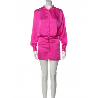 Abito chemisier fuchsia