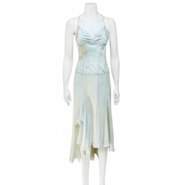 Abito in seta con corsetto