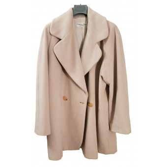 Giacca in lana beige