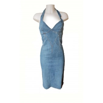 Abito denim stretch