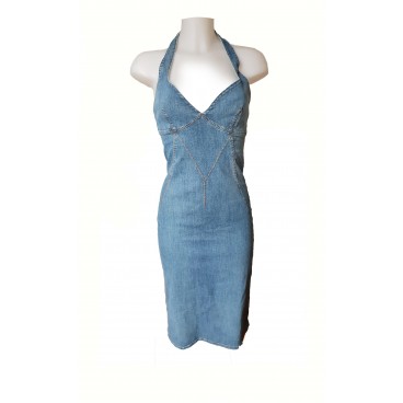 Abito denim stretch