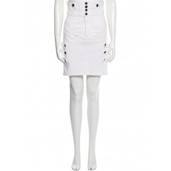 Gonna bianca in cotone