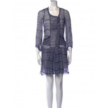 Abito in chiffon di seta