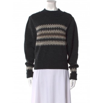 Maglia in lana con motivo jacquard