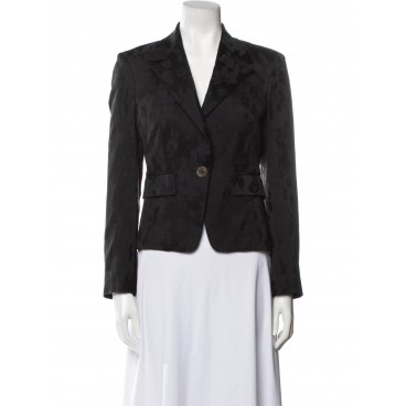 Giacca jacquard nera