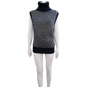 Maglione smanicato 