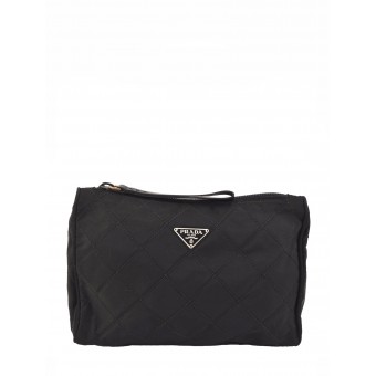 Pochette nero trapuntato