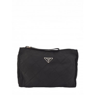 Pochette nero trapuntato