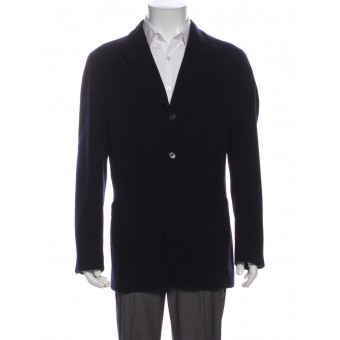 Blazer in lana blue