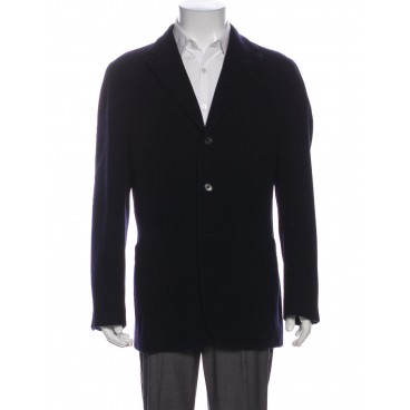 Blazer in lana blue