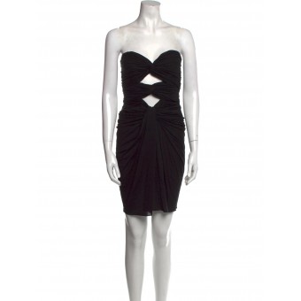 Abito con corsetto cutout