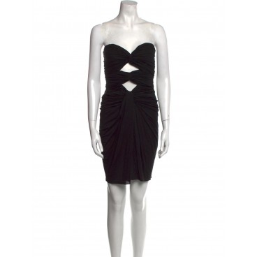 Abito con corsetto cutout