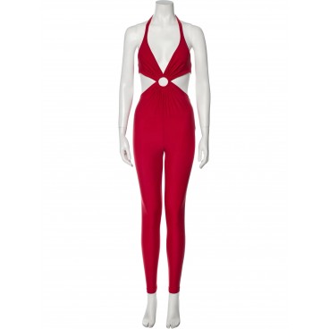Tuta catsuit rossa