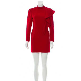 Abito Tadeo in crepe rosso 