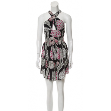 Abito cutout multicolour