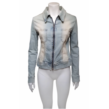 Giacca in jeans con zip
